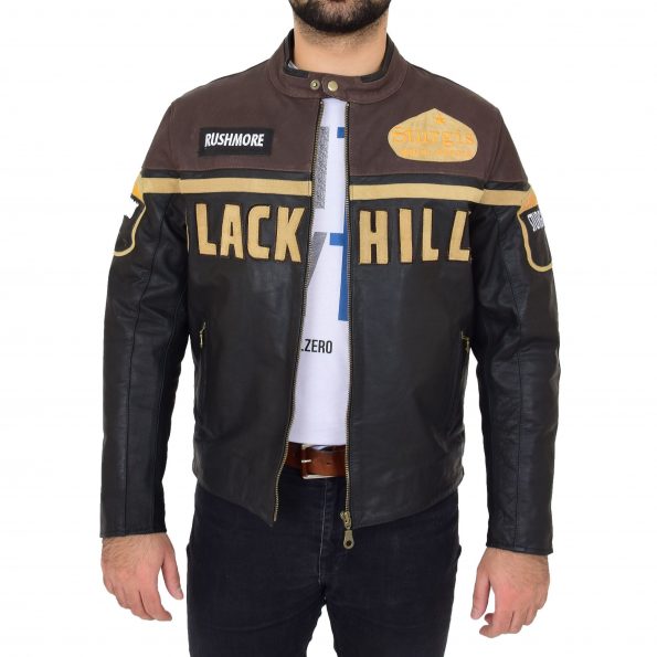 Men's Brown 'Black Hills' Racing Jacket