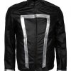 Mens Cafe Racer Quilted Designer Dark Brown Biker Leather Jacket