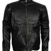 Mens Brown Leather Classic Marlon Brando Quilted First Motorcycle Jacket
