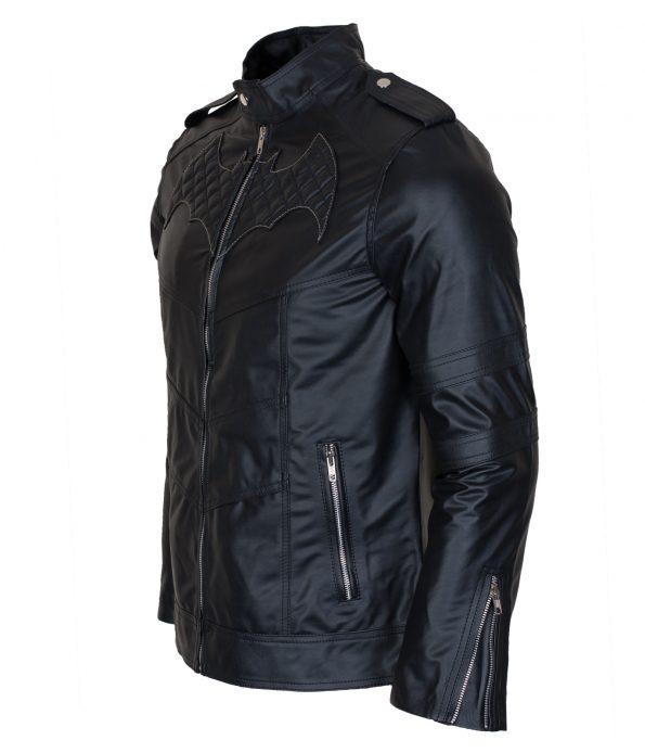 Batman Beyond Cosplay Black Biker Faux Leather Jacket