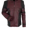 Men Classic Marlon Brando Leather Jacket