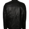 Men Designer Slim Fit Quilted Black Real Biker Leather Jacket fashion clothing