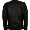 Men Designer Bomber Black Real Leather Biker Jacket france