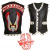 Men The Warriors Movie Tan Skull Biker Leather Vest