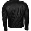 Men Vin Diesel Black Biker Leather Jacket