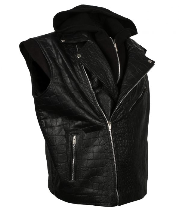 smzk_3005-TNA-Impact-Wrestling-AJ-Style-Crocodile-Texture-Hooded-Black-Real-Biker-Leather-Vest-sexy-outfits.jpg