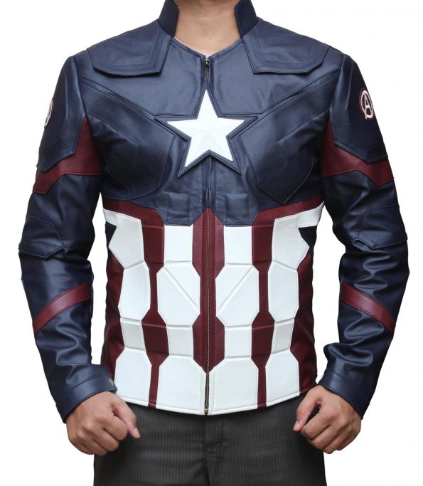 Captain America Avengers Endgame Civil Leather Jacket